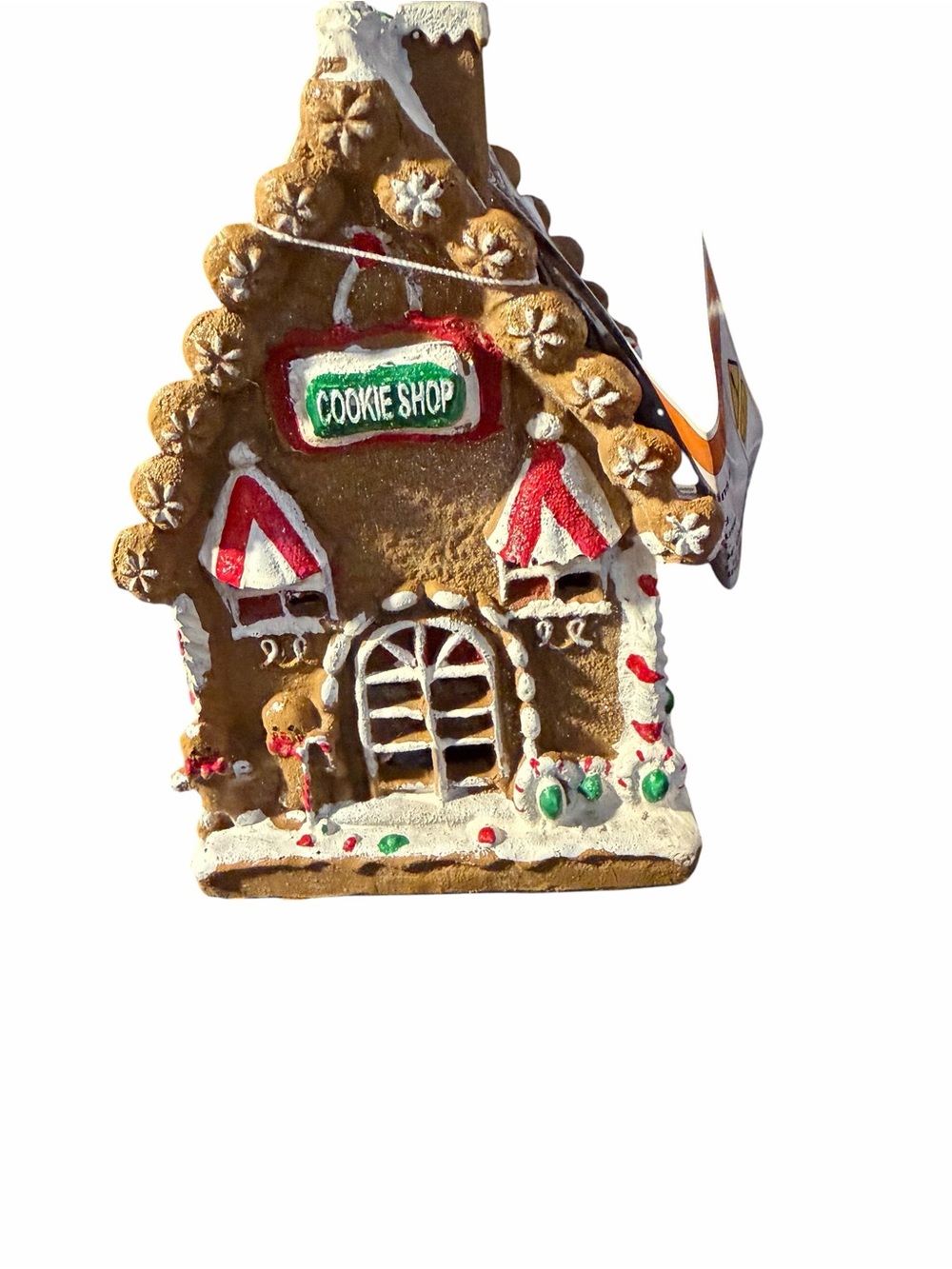 Gingerbread Cookie Shop Holiday Light Up House